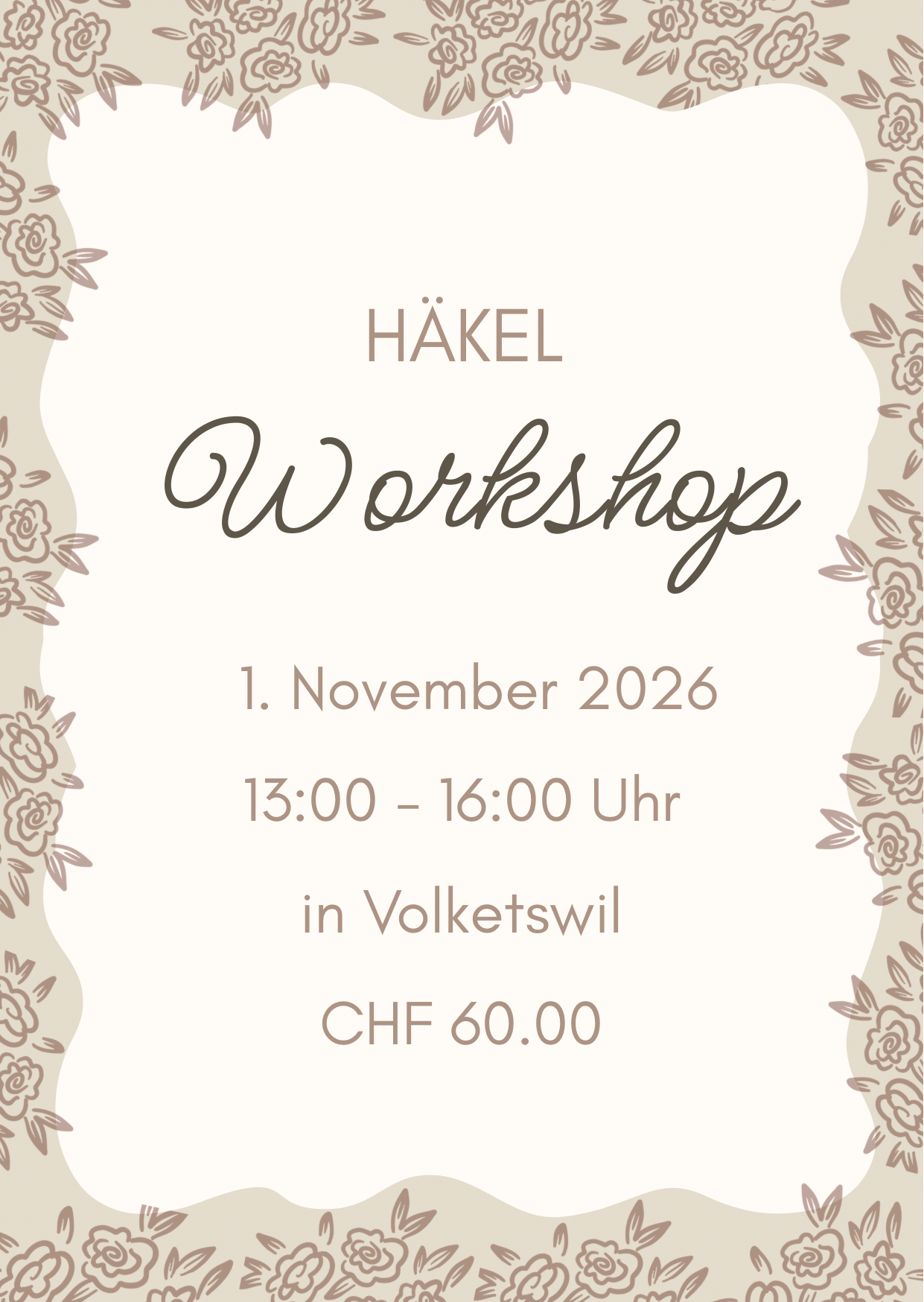 HÄKEL-WORKSHOP 01.11.2026