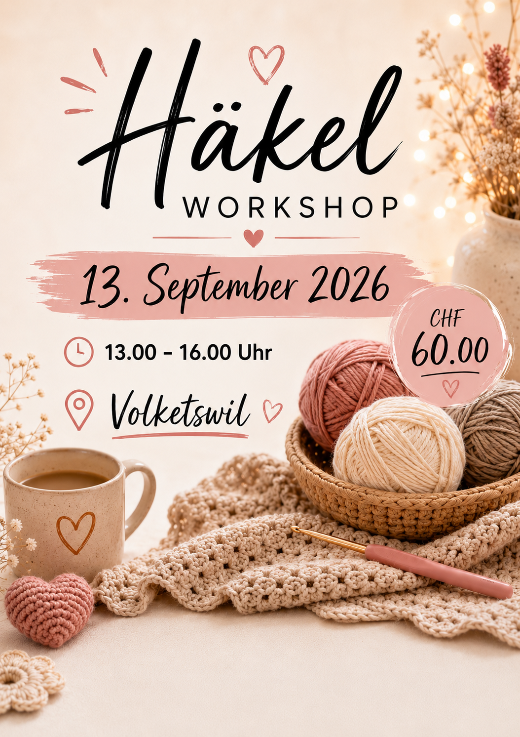 HÄKEL-WORKSHOP 13.09.2026